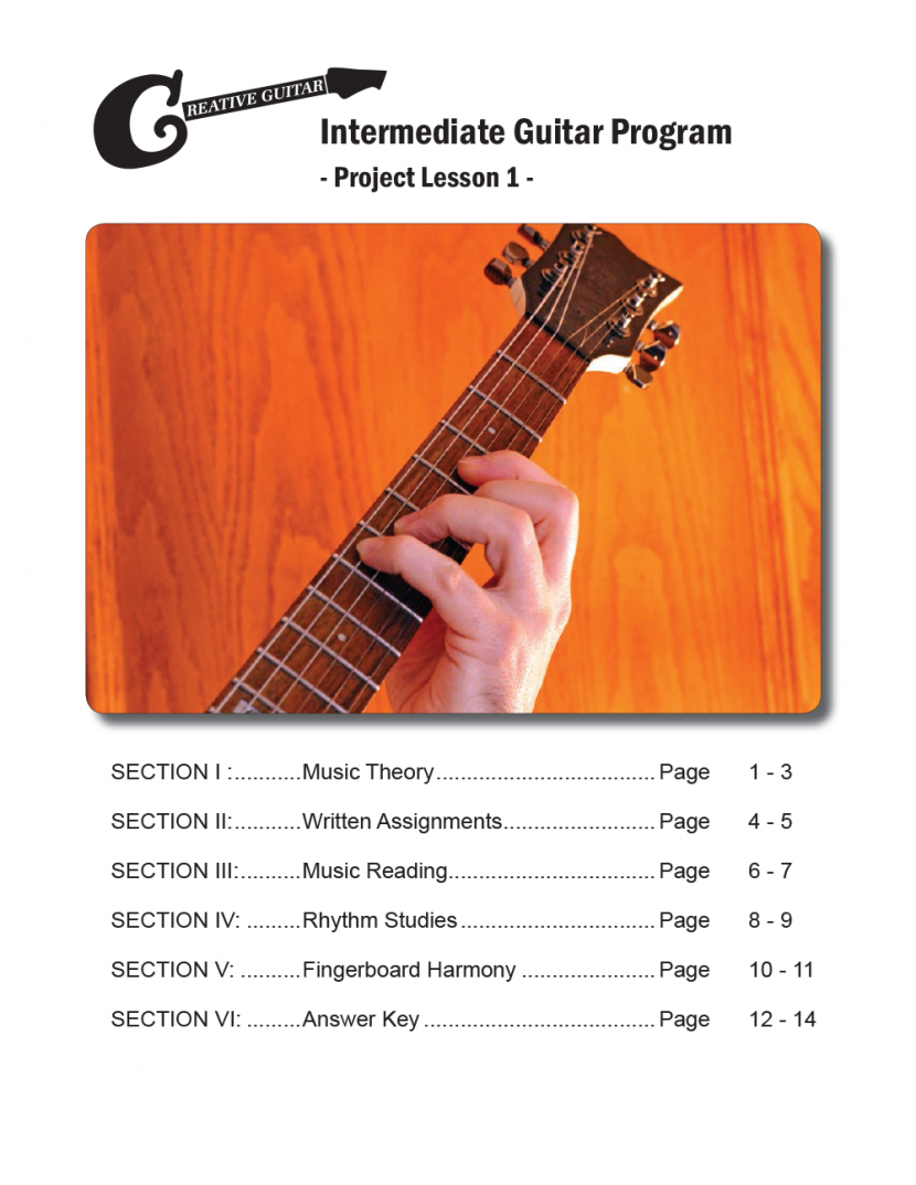 Intermediate Guitar Program - Lesson 1
