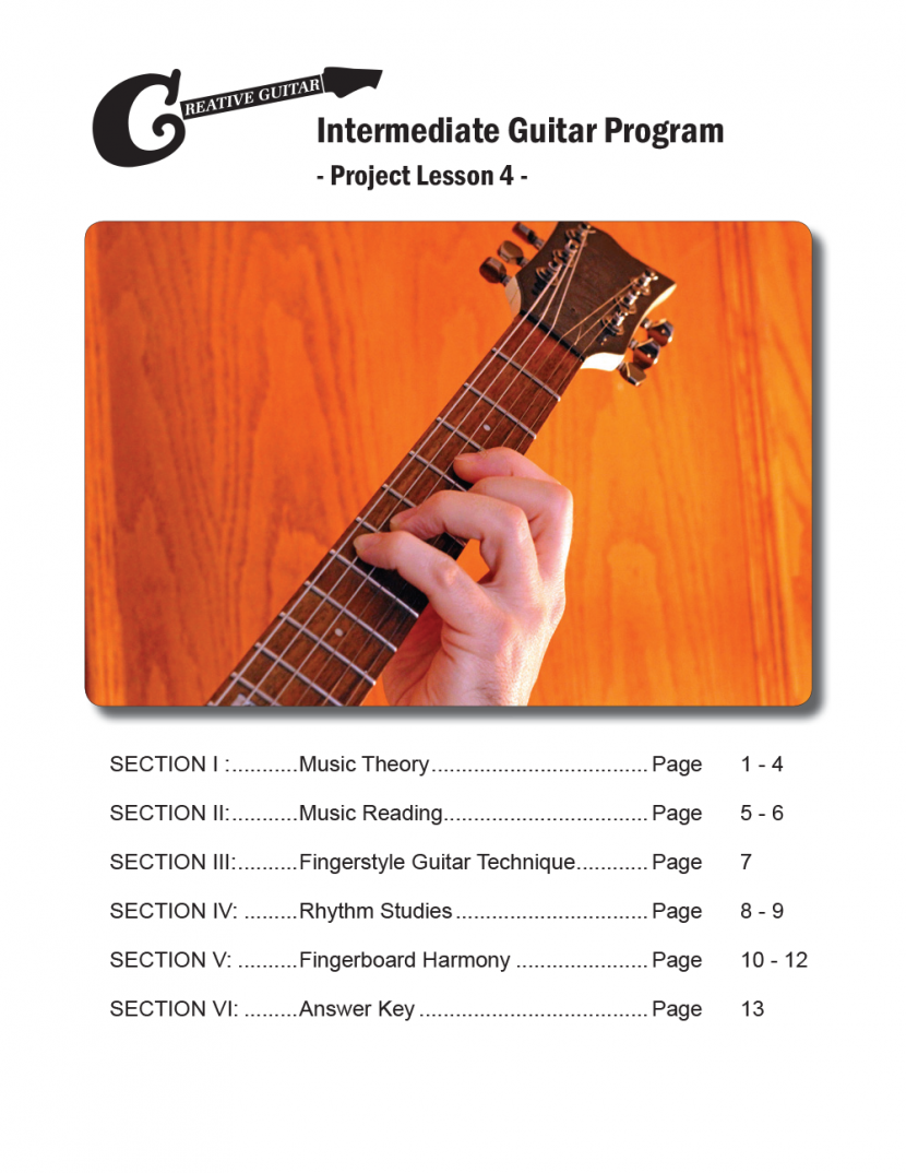 Intermediate Guitar Program - Lesson 4