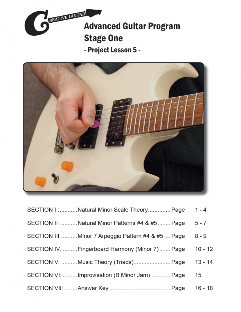 Advanced Guitar Program - Stage One – Lesson 5