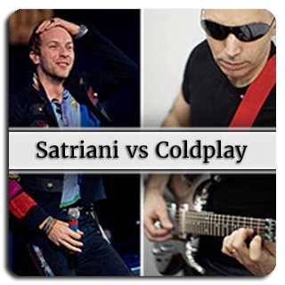 Satriani Vs Coldplay
